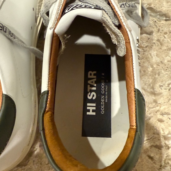 Golden Goose Men Hi Star Sneakers - Picture 10 of 13